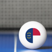 Balle De Ping Pong Drapeau de l'État de Caroline du Nord (Filet)