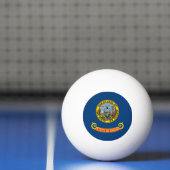 Balle De Ping Pong Drapeau de l'État de l'Idaho (Filet)