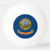 Balle De Ping Pong Drapeau de l'État de l'Idaho (Devant)