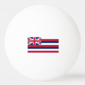 Balle De Ping Pong Drapeau de l'État d'Hawaii (Devant)