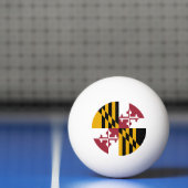 Balle De Ping Pong Drapeau de l'État du Maryland (Filet)