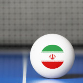 Balle De Ping Pong Drapeau de l'Iran (Filet)