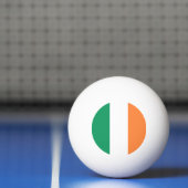 Balle De Ping Pong Drapeau de l'Irlande (Filet)