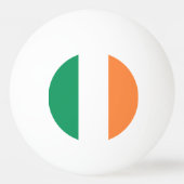 Balle De Ping Pong Drapeau de l'Irlande (Dos)