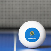 Balle De Ping Pong Drapeau de l'Oklahoma (Filet)