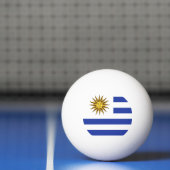 Balle De Ping Pong drapeau de l'Uruguay (Filet)