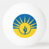 Balle De Ping Pong Drapeau de Mesa, Arizona Ping-Pong Ball (Devant)