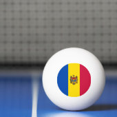 Balle De Ping Pong Drapeau de Moldavie (Filet)