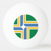 Balle De Ping Pong Drapeau de Portland, Oregon Ping-Pong Ball (Dos)