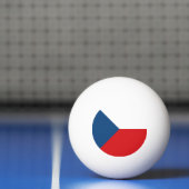 Balle De Ping Pong Drapeau de République Tchèque (Filet)