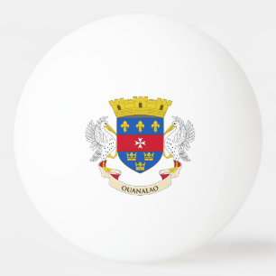 Balle De Ping Pong Drapeau de Saint-Barthélemy