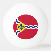 Balle De Ping Pong Drapeau de Saint-Louis, Missouri Ping Pong Ball (Dos)
