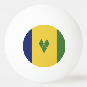 Balle De Ping Pong Drapeau de Saint-Vincent-et-les Grenadines