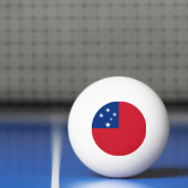 Balle De Ping Pong Drapeau de Samoa (Filet)