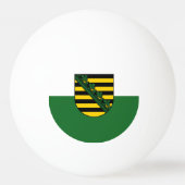 Balle De Ping Pong Drapeau de Saxe Ping Pong Ball (Dos)