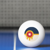 Balle De Ping Pong Drapeau de Tulsa, Oklahoma (Filet)