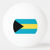 Balle De Ping Pong Drapeau des Bahamas (Devant)