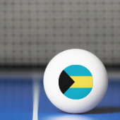 Balle De Ping Pong Drapeau des Bahamas (Filet)