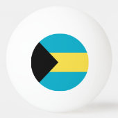 Balle De Ping Pong Drapeau des Bahamas (Dos)