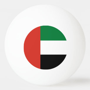 Balle De Ping Pong Drapeau des Émirats arabes unis