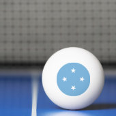 Balle De Ping Pong Drapeau des États fédérés de Micronésie (Filet)