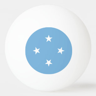 Balle De Ping Pong Drapeau des États fédérés de Micronésie