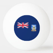 Balle De Ping Pong Drapeau des îles Falkland (Dos)