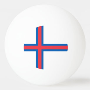 Balle De Ping Pong Drapeau des îles Féroé