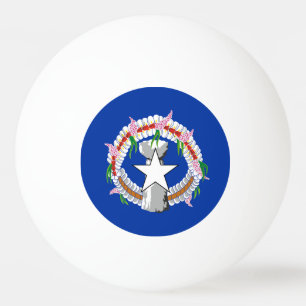 Balle De Ping Pong Drapeau des Îles Mariannes du Nord