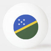 Balle De Ping Pong Drapeau des Îles Salomon (Dos)