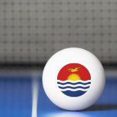 Balle De Ping Pong Drapeau des Kiribati (Filet)