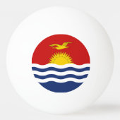 Balle De Ping Pong Drapeau des Kiribati (Dos)