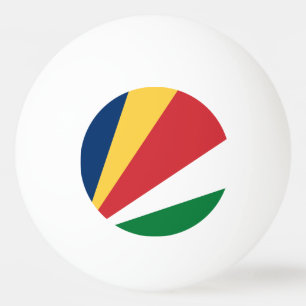 Balle De Ping Pong Drapeau des Seychelles