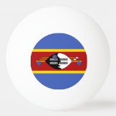 Balle De Ping Pong Drapeau d'Eswatini (Dos)