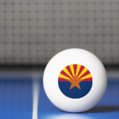 Balle De Ping Pong Drapeau d'État de l'Arizona (Filet)