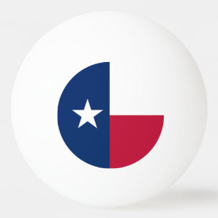 Balle De Ping Pong Drapeau d'état du Texas - couleur authentique de