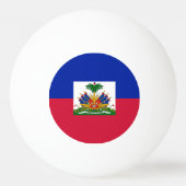 Balle De Ping Pong Drapeau d'Haïti (Dos)