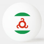 Balle De Ping Pong Drapeau d'Ingushetia (Dos)
