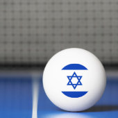 Balle De Ping Pong Drapeau d'Israël (Filet)