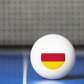 Balle De Ping Pong Drapeau d'Ossétie du Nord (Filet)