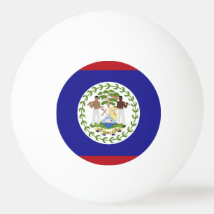 Balle De Ping Pong Drapeau du Belize