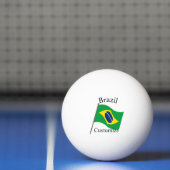 Balle De Ping Pong Drapeau du Brésil Thunder_Cove (Filet)