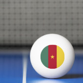 Balle De Ping Pong drapeau du Cameroun (Filet)