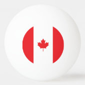 Balle De Ping Pong Drapeau du Canada (Dos)