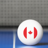 Balle De Ping Pong Drapeau du Canada (Filet)