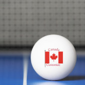 Balle De Ping Pong Drapeau du Canada Thunder_Cove (Filet)