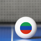 Balle De Ping Pong Drapeau du Daghestan (Filet)