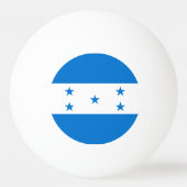 Balle De Ping Pong Drapeau du Honduras (Dos)