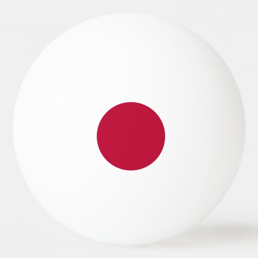 Balle De Ping Pong Drapeau du Japon (Devant)