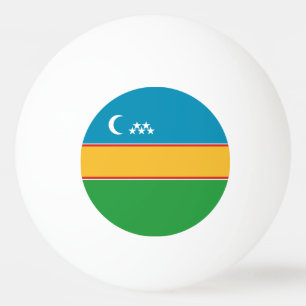 Balle De Ping Pong Drapeau du Karakalpakstan